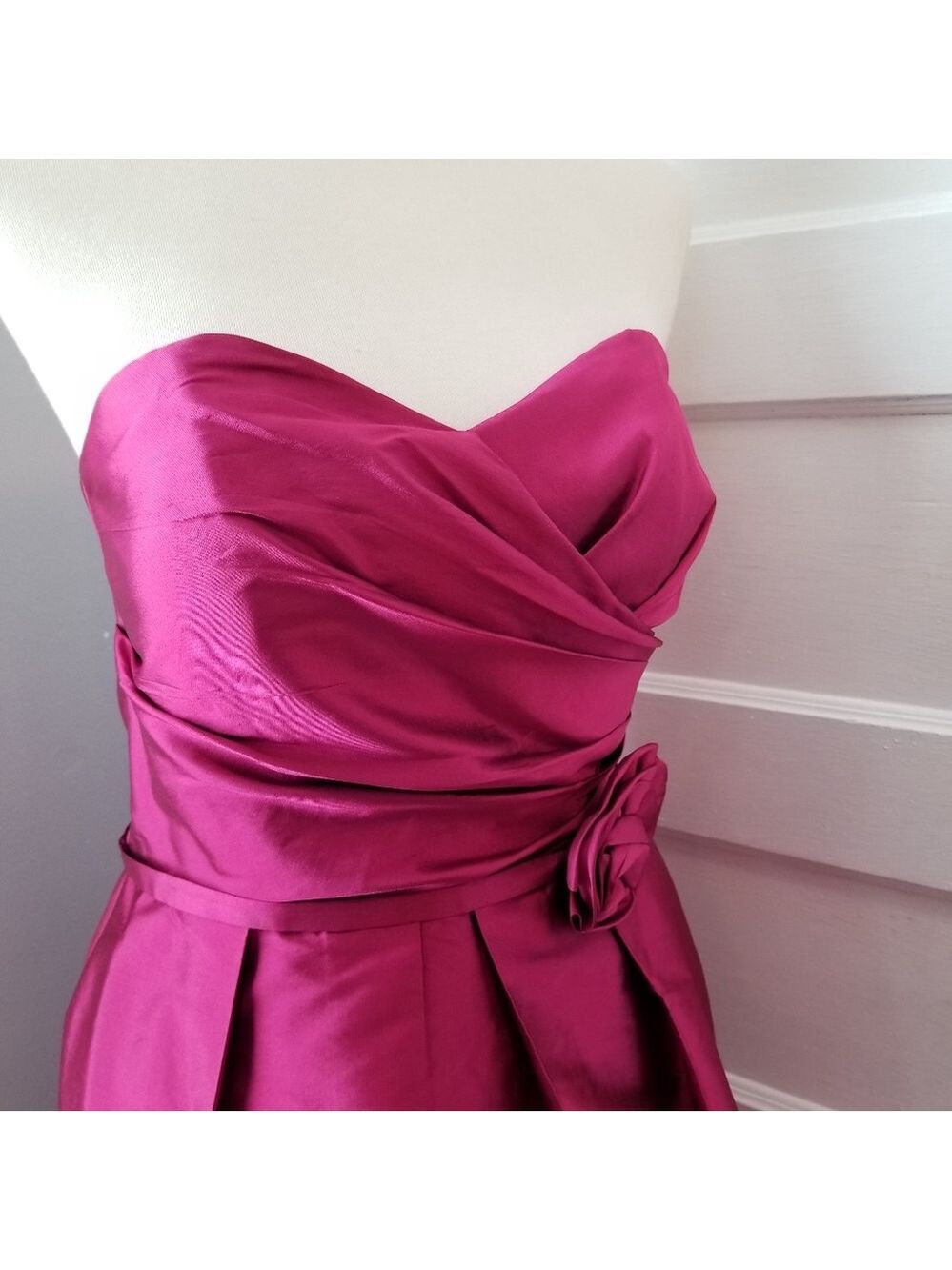 Alfred Sung Fruit Punch Strapless Dress, Size 8 - Picture 7 of 11